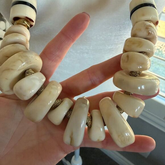 Anthropologie Chunky Boho Necklace - Picture 2 of 4